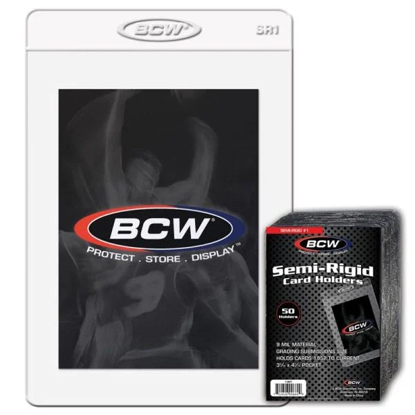 BCW Semi-Rigid Toploader Card Holder #1 Box