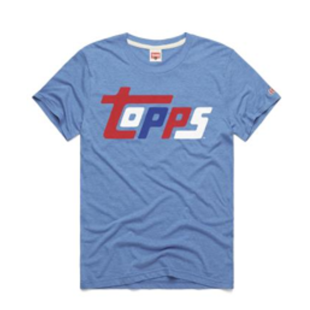 Topps 1981 Baseball Shirt - Light Blue Tee