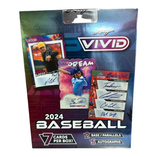 2024 Leaf Vivid Baseball Hobby Box