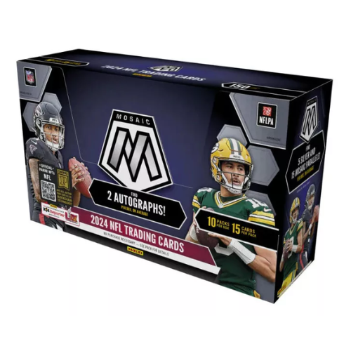2024 Panini Mosaic Football Hobby Box | Two Autographs, Rare Inserts & Prizms