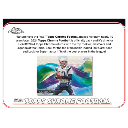 2024 Topps Chrome Football Breaker's Delight Box