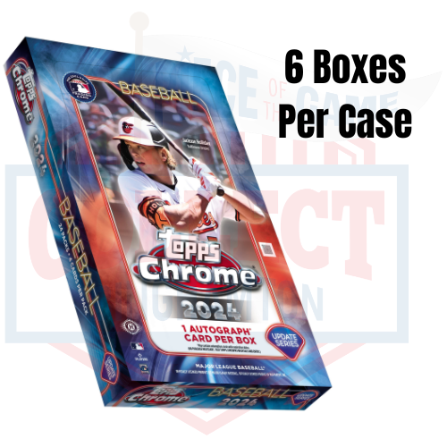 2024 Topps Chrome Update Series Baseball Hobby 6-Box Case