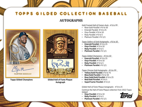 2024 Topps Gilded Collection Baseball Hobby Box