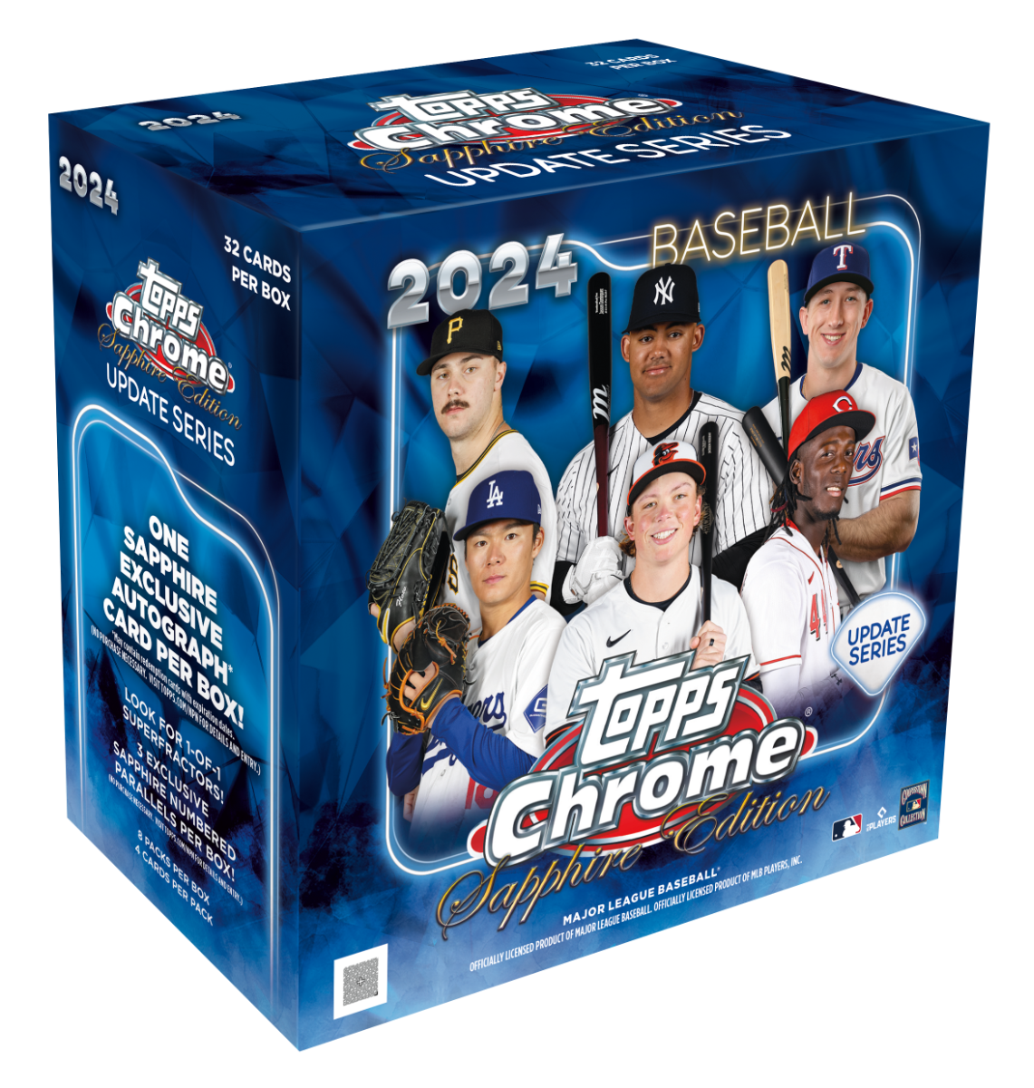 2024 Topps Chrome Update Series Baseball - Sapphire Edition - Hobby Box