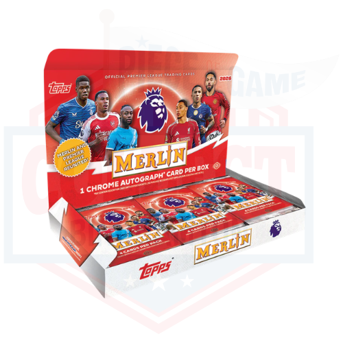 2025-26 Topps Merlin Premier League Soccer Hobby Box