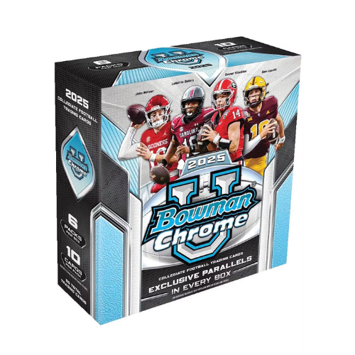 2025 Bowman University Chrome Football Mega Box
