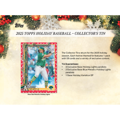 2025 Topps Holiday Baseball – Collector’s Tin