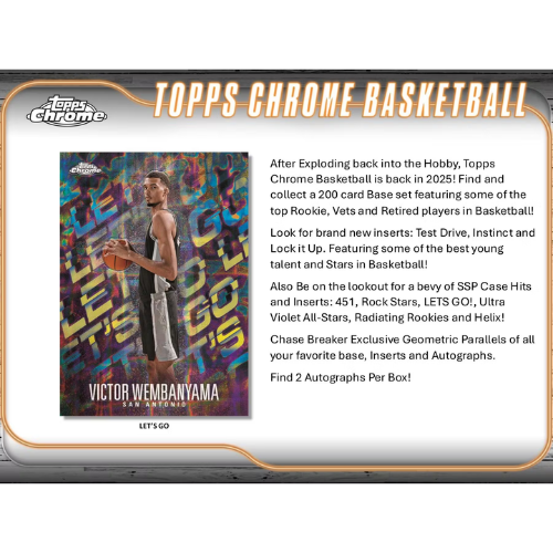 2024-25 Topps Chrome Basketball Breakers Delight