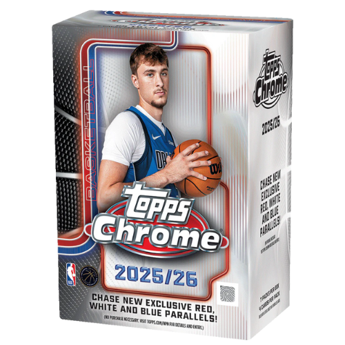 2025-26 Topps Chrome Basketball Blaster Value Box (Limit 1)