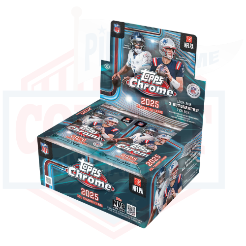 2025 Topps Chrome Football Hobby Jumbo Box