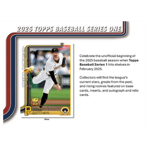 2025 Topps Series 1 Baseball Display Box