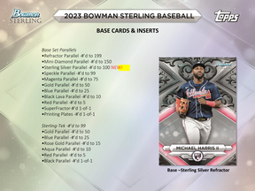 2023 Bowman Sterling Baseball