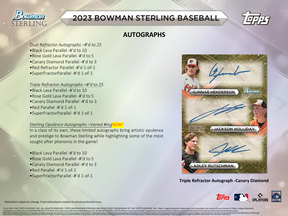 2023 Bowman Sterling Baseball