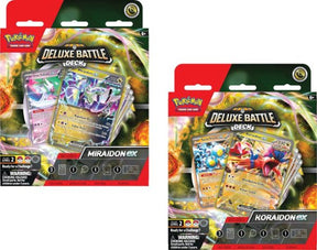 Pokemon Miraidon ex/Koraidon ex Deluxe Battle Decks