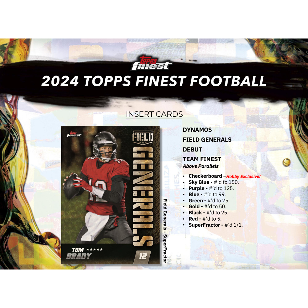 2024 TOPPS FINEST FOOTBALL Hobby Box