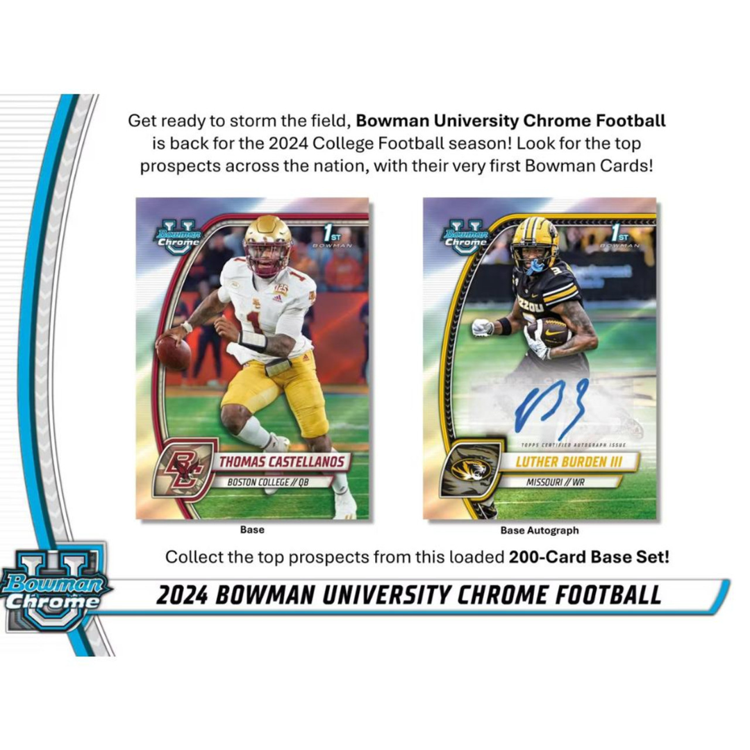 2024 Bowman Chrome University Football Breaker's Delight