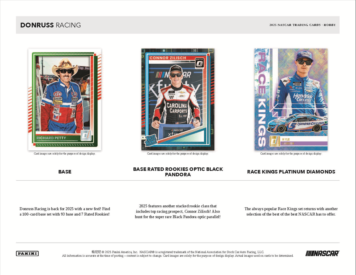 2025 Panini Donruss Racing Hobby Box