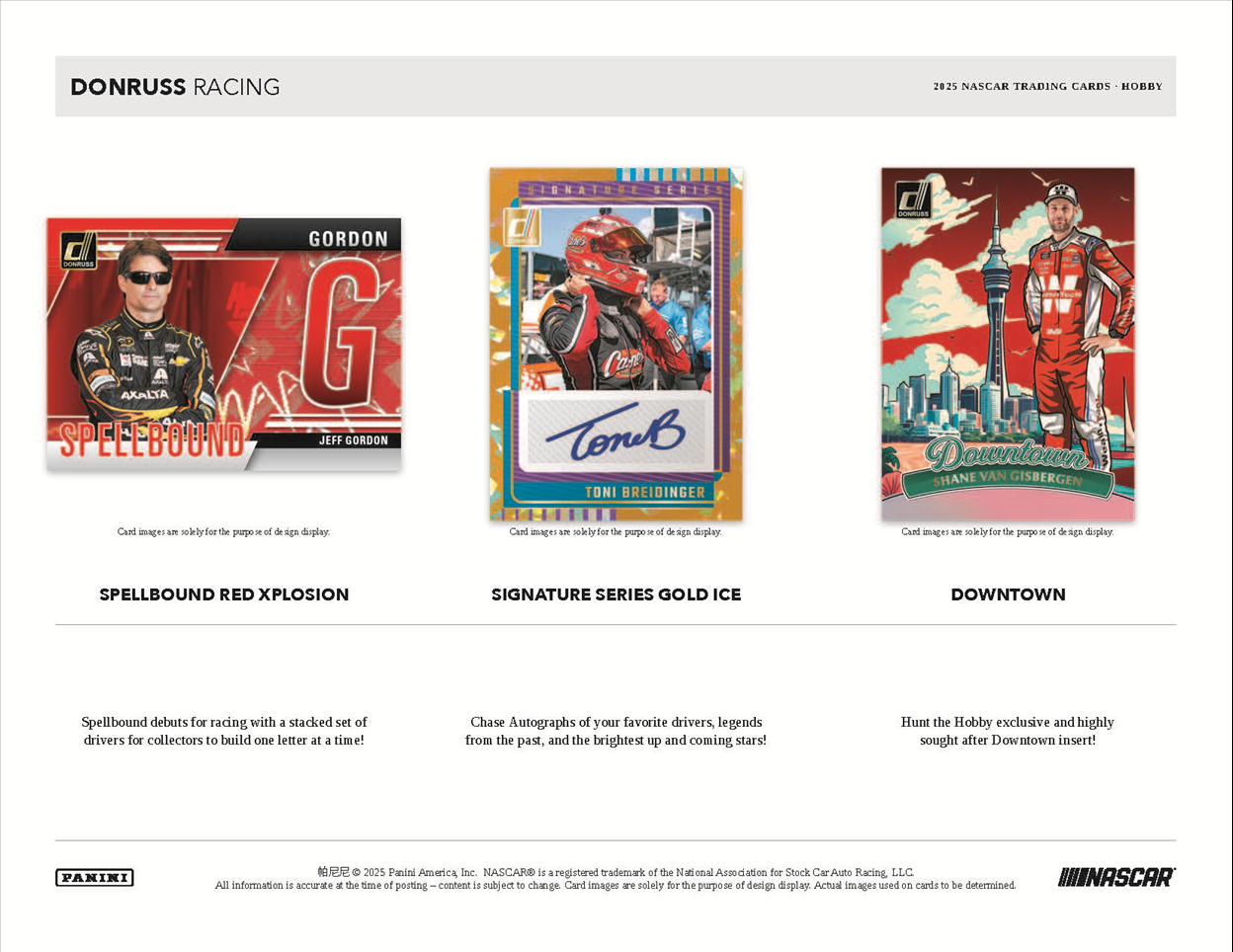 2025 Panini Donruss Racing Hobby Box