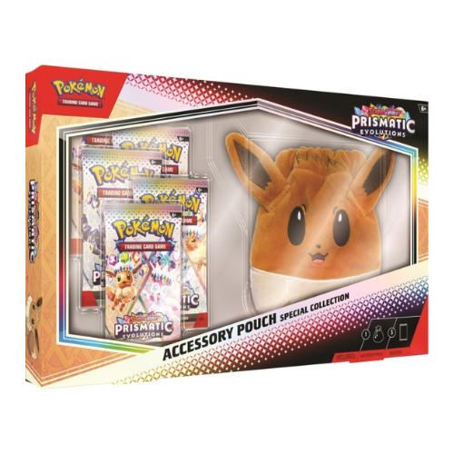 Pokémon Scarlet & Violet: Prismatic Evolutions Accessory Pouch Special Collection Box