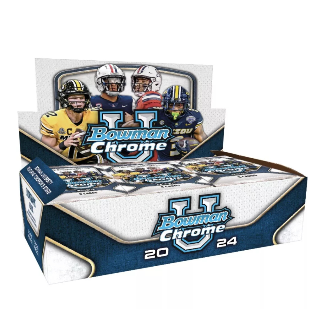 2024 Bowman Chrome University Football Jumbo Box